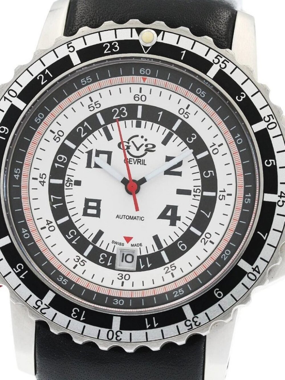 Gevril GV2 contasecondi 3500 3500 Date white Dial Automatic Men's Watch_969364